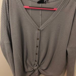 Urban outfitters front tie top